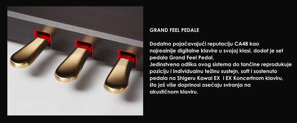 Kawai CA17 grand feel pedale